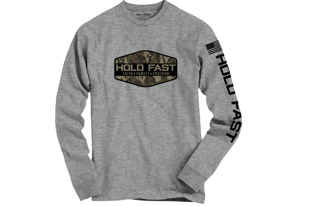 Unisex Hold Fast Long-Sleeved T-Shirt Hold Fast Crest