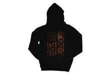 Load image into Gallery viewer, Unisex Hold Fast Adult Zip-Hooded Sweatshirt- Camo Flag
