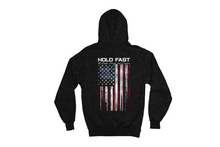Load image into Gallery viewer, Unisex Hold Fast Zip Hooded Sweatshirt Hold Fast Flag
