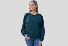Load image into Gallery viewer, MADE FOR YOU V NECK WITH BATWING SLEEVE
