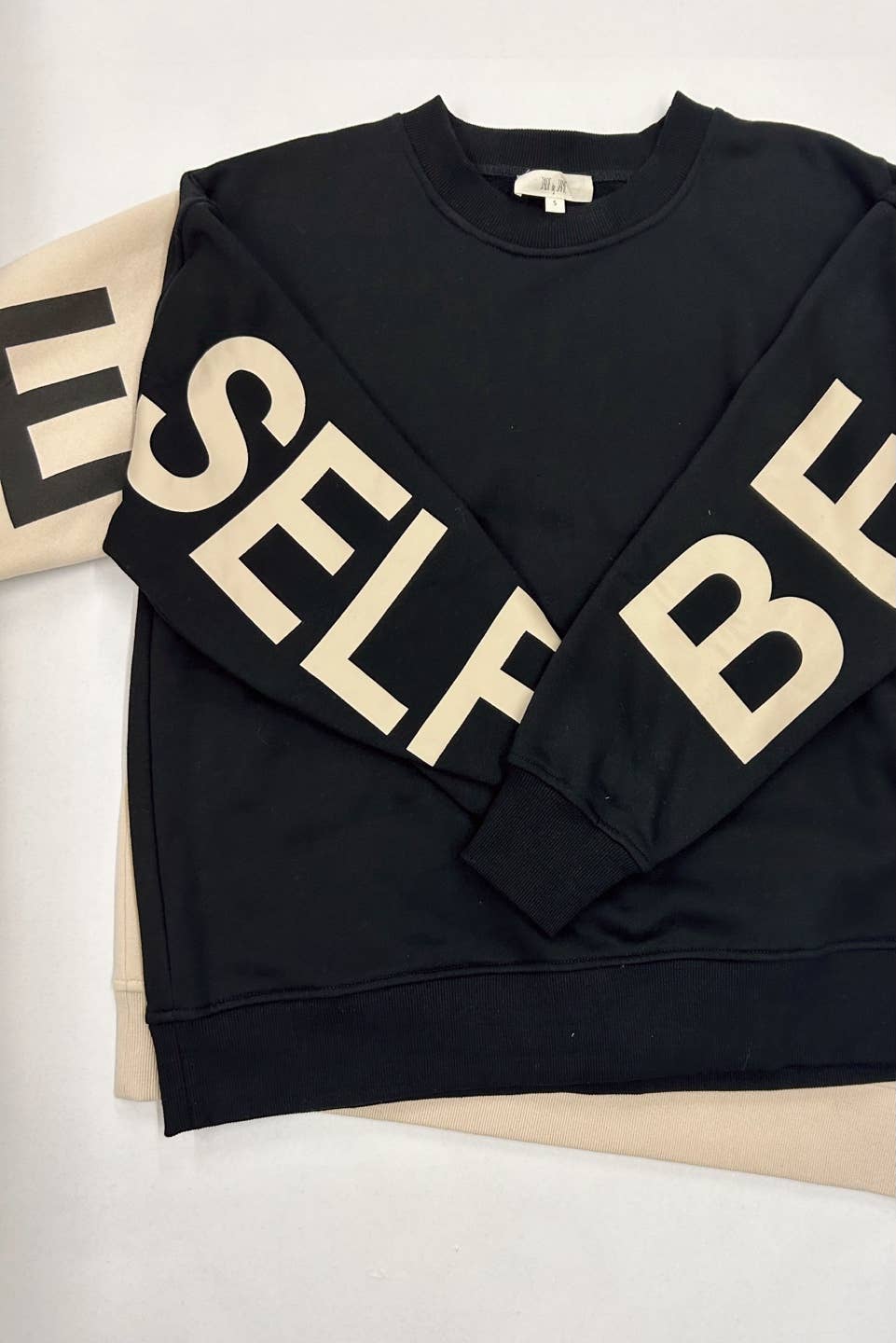 Be Yourself Love Yourself Oversized Sweatshirt