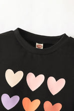 Load image into Gallery viewer, Kids Heart Graphic Sweatshirt and Joggers Set FINAL SALE
