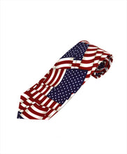 Load image into Gallery viewer, American Flag Novelty Tie
