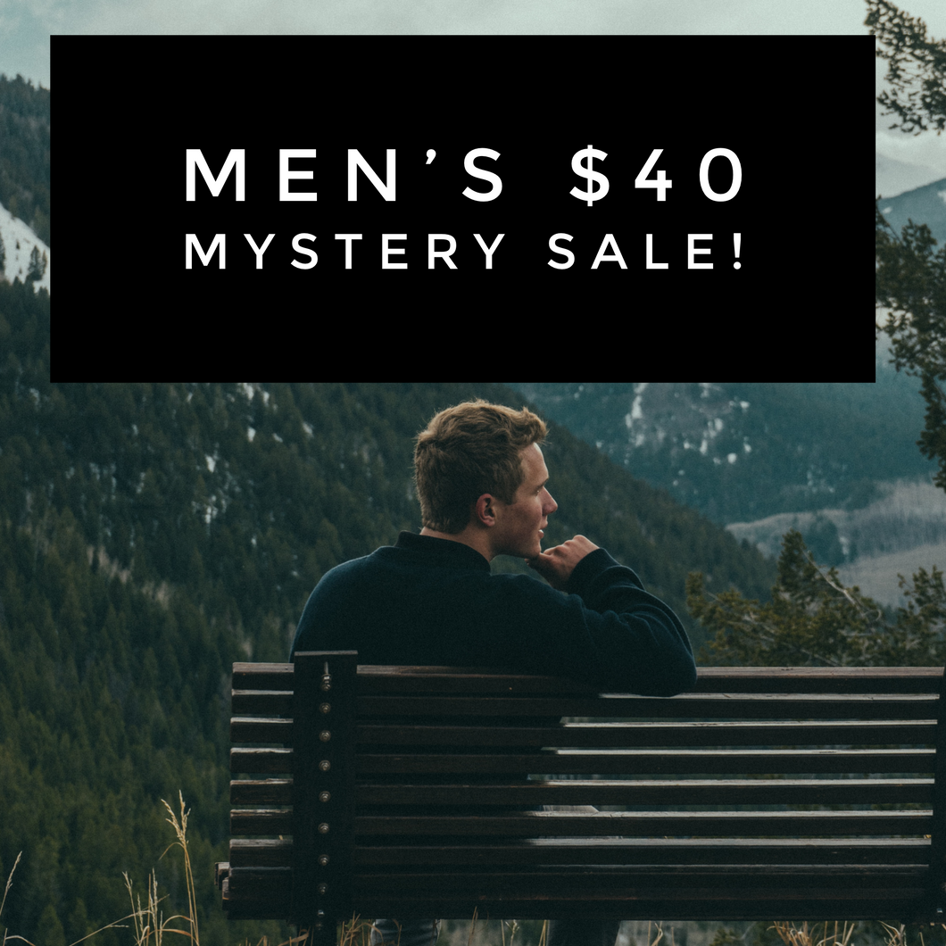 Men’s $40 Mystery Sale