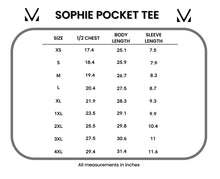 Load image into Gallery viewer, Michelle Mae Sophie Classic Pocket Tee - Green Ditsy Floral
